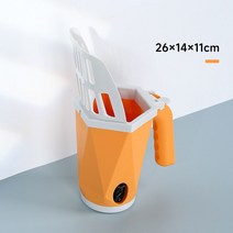 리터로봇 고양이화장실 고양이후드형화장실Plastic Cat Litter Scoop Pet Care Sand Waste Shovel Hollow C, 02 YELLOW_01 26cm