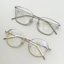 투명 무테 안경테 남녀공용