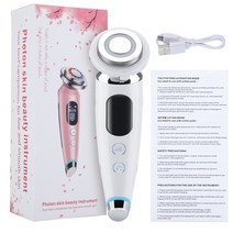 피부 미용 맛사지 관리 레이저 미세 전류 페이스 리프트 장치 스킨 rejuven rf v 페이스 슬리밍 ems 페이셜 마사지 led 턱 아이 케어 뷰티 기기 감소, 협력사, 미용기기