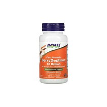Now Foods 베리 도필루스 배리 도필러스 어린이용 100억CFU 50정 츄어블 자일리톨 크실리톨 소르비톨 솔비톨 소비톨 락토바실러스 아시도필루스 Berry Dophilus