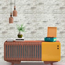 [델리아몰] 2.5m/10m/10P/20P셋트 단열 폼블럭 블럭아이 간편시공 접착식 국내생산 아트월 결로방지 현관문꾸미기 충격방지 주방꾸미기 입체형벽돌, 02_마블그레이