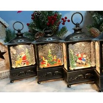 크리스마스오르골 사각랜턴 크리스마스선물 캐롤, 눈사람썰매