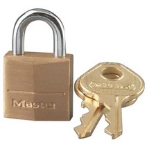 Master Lock 황동 자물쇠 [미국 직배송], 1Pack