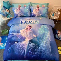 디즈니 캐릭터 이불커버 키즈 침구세트 어린이 유아동 겨울왕국2 엘사 소피아, 180cm, G