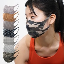 패턴 마스크 제이바이올렛 기능성 귀편한 패션 패턴 컬러마스크, 블랙, S