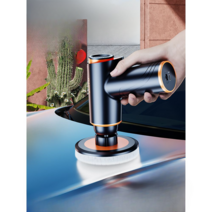 무선 광택기 왁싱기 셀프 자동차 광택 폴리셔 차량용, 1500rpm구리모터+연마왁스+6액세서리