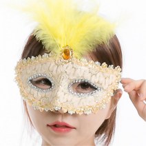 깃털 보석달린 럭셔리 무도회장 반가면 베네치아 오페라 얼굴가리는 뮤지컬, 핑크