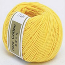 [뜨개마루]헤라코튼 낱개 (블랭킷 인형 아기의류), 209 파스텔노랑