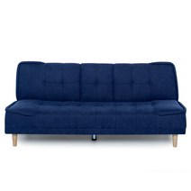 [2023년형NEW] 에보니아 씨어터 3인용 컵홀더쇼파베드 방수패브릭 쇼파침대 3인소파, 패브릭_다크블루