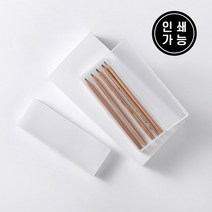 반 투명 무지 플라스틱 펜 케이스 1단 필통 DD-11714, 상세페이지 참조, 상세페이지 참조