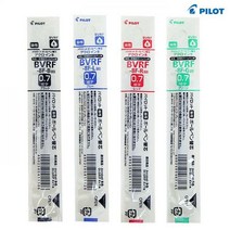 파이롯트 아크로볼 0.7mm 다색 리필심 BVRF-8F, 블랙