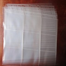 카드 앨범 180구 교체 여행 사진 포토북 사진첩 컬렉션 바인더 투명 저장 페이지, 10PCS