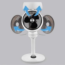 에어서큘레이터 공기순환 파워풀 환풍기 광촉매 집안먼지제거 알파인 선풍기 회오리 그릴망 실내공기순환 1인치 3엽날개