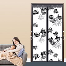 다드물 자석 방풍 비닐 커튼 외풍 차단 투명 바람 막이 중 (A5213ea89), 쿠팡 다드물 레드브라운 중