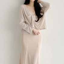 글램디브 레빈나 꼬임 긴팔 티셔츠 AC1162