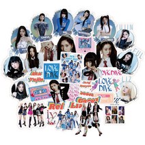 아이브 IVE AFTER LIKE 굿즈 다꾸스티커 꾸미기 스티커 100매, C(40PCS)