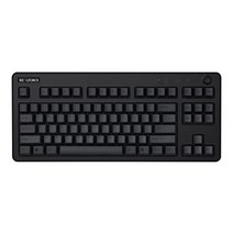 REALFORCE 리얼 포스 히가시 프레 R3 키보드 조용한 하이브리드 모델 무선 Bluetooth USB 무선유선 양대응 텐키리스 정전 용량 무접점 방식 Windows iPad iPhone Android 승화 인쇄 영어 배열 87 키 블랙&다크 그레이 R3HD13