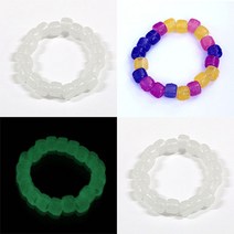 자외선 야광 비즈 팔찌(10인세트), 단품, 단품