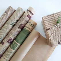 [바보사랑] 롤 왁스페이퍼(5style), 종류:영자신문(그린)
