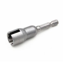 1/2Pcs 나비 볼트 소켓 렌치 6.35mm 육각 섕크 어댑터 너트 전원 도구 전기 드라이버 슬리브, 01 1pcs