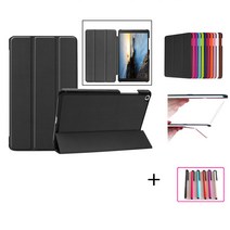 COCOGOGO 갤럭시탭A 8 2019년 SM-T290 T295거치식 케이스+터치펜1개, 로즈골드