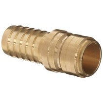 Dixon E8S8-B Brass Hydraulic Quick-Connect Fitting Standard Plug １” Straight Coupling x 1” Hose ID, 1