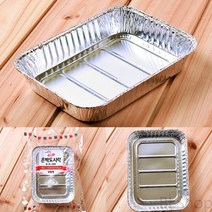 10P 은박도시락 알뜰형 20X15CM 은박포장용기 도시락포장용기