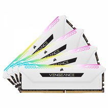 CORSAIR DDR4-3600 CL18 VENGEANCE RGB PRO SL WHITE 패키지 (32GB(8Gx4))
