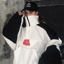 반집업 하프집업 아노락 기모 오버핏 커플 INSUM45