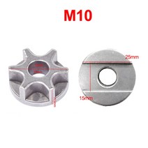 전동 공구 피스 파츠 M10/M14/M16 전기 톱 기어 100/115/125/150/180 앵글 그라인더 교체 스프로킷 휠 도, 03 M10