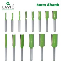 밀티커터 마늘컷터기 에티프컷터기 박스테이프 컷터기 lavie 1pc 6mm 생크 스트레이트 비트 텅스텐 카바이드 싱글 더블 플루트 라우터 비트 우드 밀링 커터 목공 도구 mc060, 6x9.52x20mm