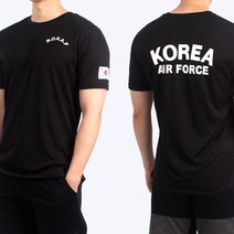 쿨링 공군 ROKAF 로카 반팔티 검정