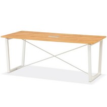 멜론 회의용 테이블 28T 1800 2400-수입 (TF), 원목+화이트