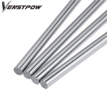 기계 부속 자재 베어링 스쿠류 커넥터 볼 밸브 샤프트 6mm 8mm 10mm 12mm 16mm 20mm 25mm 8 400mm 선형 3d 프린터 부품 실린더 크롬 도금 라이너로드, 100mm