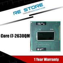 노트북 프로세서 인텔 코어 i7 2630qm 2ghz 6mb 소켓 g2 모바일 CPU 프로세서 i7 2630qm sr02y, 없음