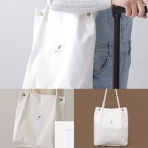 코듀로이 숄더백(화이트) 영어학원가방 학원보조가방 초등학교가방