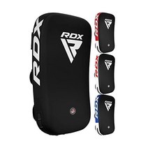 RDX 복싱 펀치 패드 곡선형 마야 가죽, Einheitsgröße, Black