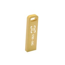 에스티원테크 ST90 USB 메모리 메탈 스틱, 64GB, 골드