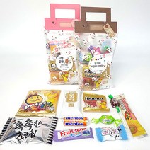 마음꾸러미 어린이집 생일답례품 구디백 유치원 단체 행사 학교 간식 세트 손잡이가방세트