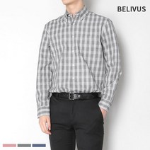 [빌리버스] 남성셔츠 BWO004 남자체크셔츠 남자남방 남자와이셔츠