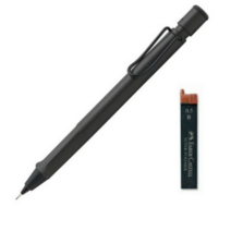 LAMY 사파리 샤프 차콜블랙 무광 + 샤프심 랜덤발송 세트, 0.5mm, 1세트