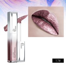 립글로즈 립틴트 립밤 립라이너 잘 지워지지 않는 착색 타투 립스틱 틴트 푸다이에 다이아몬드 펄 립글로스 굿 텍스처 글레이즈 롱래스팅 워터프루프 립 샤인 메탈릭 립글로스 메이크업, 17