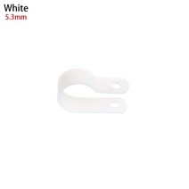 견고한 10/100Pcs 11mm 자동차 배선 하네스 패스너 클립 케이블 파이프 타이 랩 클램프 오일 빔 라인 푸시, 한개옵션1, 02 100pcs