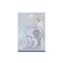 PVC 스티커 컬러 실링 왁스 도장 디자인 입체 엠보싱 편지 엽서 폰꾸 다꾸 데코 다이어리 꾸미기, 05 : 그린