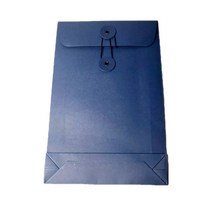 컬러 종이단추봉투 서류봉투 각대봉투 A5봉투 남색 1P