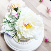 [via k studio] 클래시 피오니 플라워펜_화이트, 상세설명 참조, WHITE