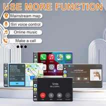 카플레이 동글 Vrriis 3.1 업그레이드 무선 카플레이 Cplay2air 애플 어댑터 동글 아우디 A3 A4 A5 A6 A7 Q, 05 A7