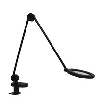 코지라이트 LED스탠드 TB-L480C (돋보기 썬라이크LED 변경가능) 사무용 클렘프타입 리모컨포함, 블랙