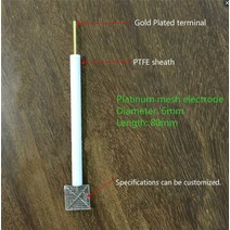 ph측정기 백금 메시 전극 대비 순도 99.99%., 03 20mmx20mm