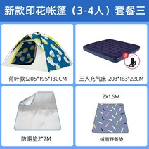 터널 감성 면 카 차박 자동 카니발 쏘렌토 도킹 텐트 그늘막 거실형 돔 캐노피 케노피 지프 백팩킹 백패킹 61, 뉴 로터스 문 텐트 3-4 인 패키지 3